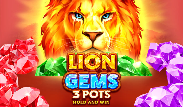 Lion Gems 3 Pots: Hold and Win